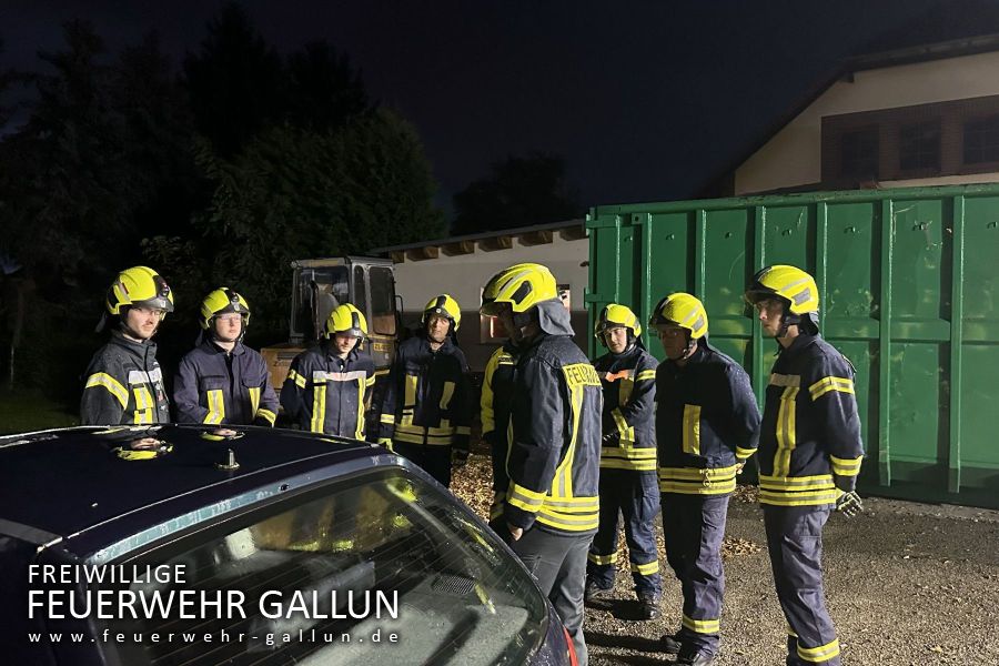 Ausbildung mit der Feuerwehr Mittenwalde